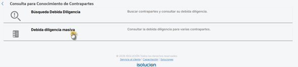 SARLAFT – Debidas Diligencias Masivas2