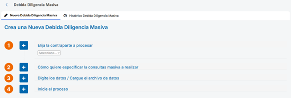 SARLAFT – Debidas Diligencias Masivas3