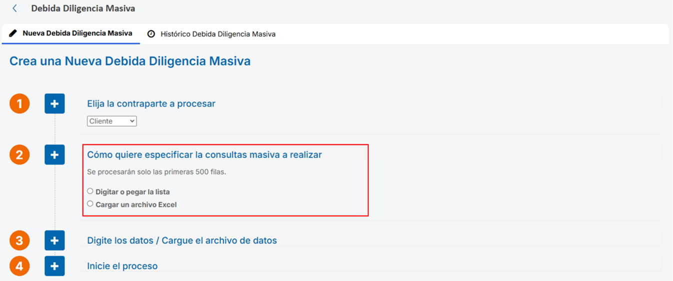 SARLAFT – Debidas Diligencias Masivas5