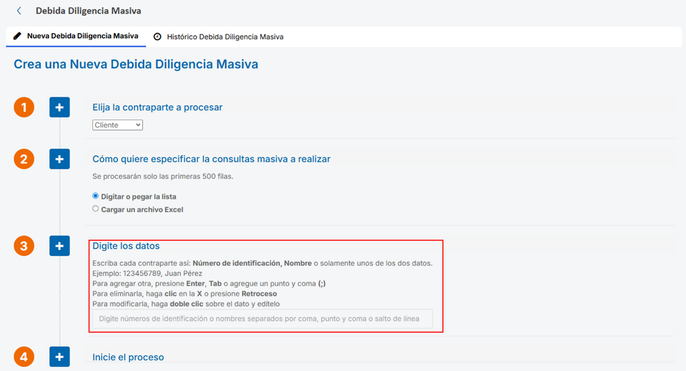 SARLAFT – Debidas Diligencias Masivas6